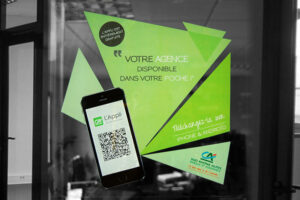 Sérigraphie vitrophanie