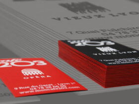 Impression de carte de visites premium pour le Café 203 à Lyon