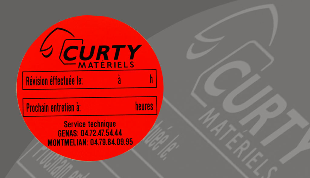 Adhésif fluo Sérigraphie adhésif fluorescent