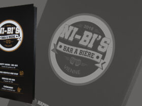 Impression de menu pour un bar à bière à Vienne