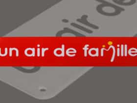 Sérigraphie "un air de famille" sur plaque de métal