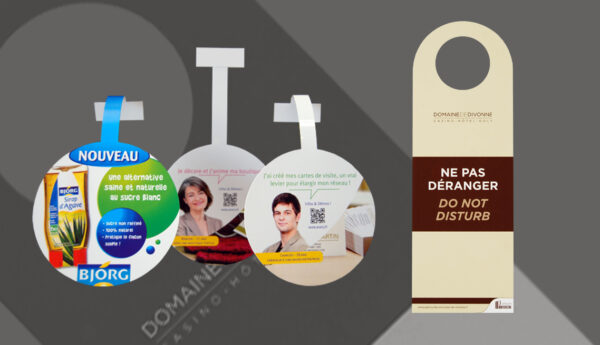 Stop rayon et porte Impression stop rayon circulaires en plastique