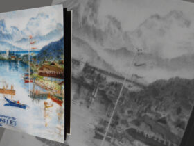 Porte carte pour le menu du restaurant "Auberge du Roselet"