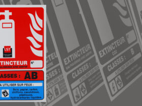 Sérigraphie panneau exctincteur