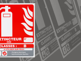 Sérigraphie panneau exctincteur