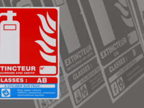 Sérigraphie panneau exctincteur