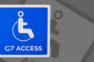 Sérigraphie d'étiquettes magnétiques pour signalétique PMR